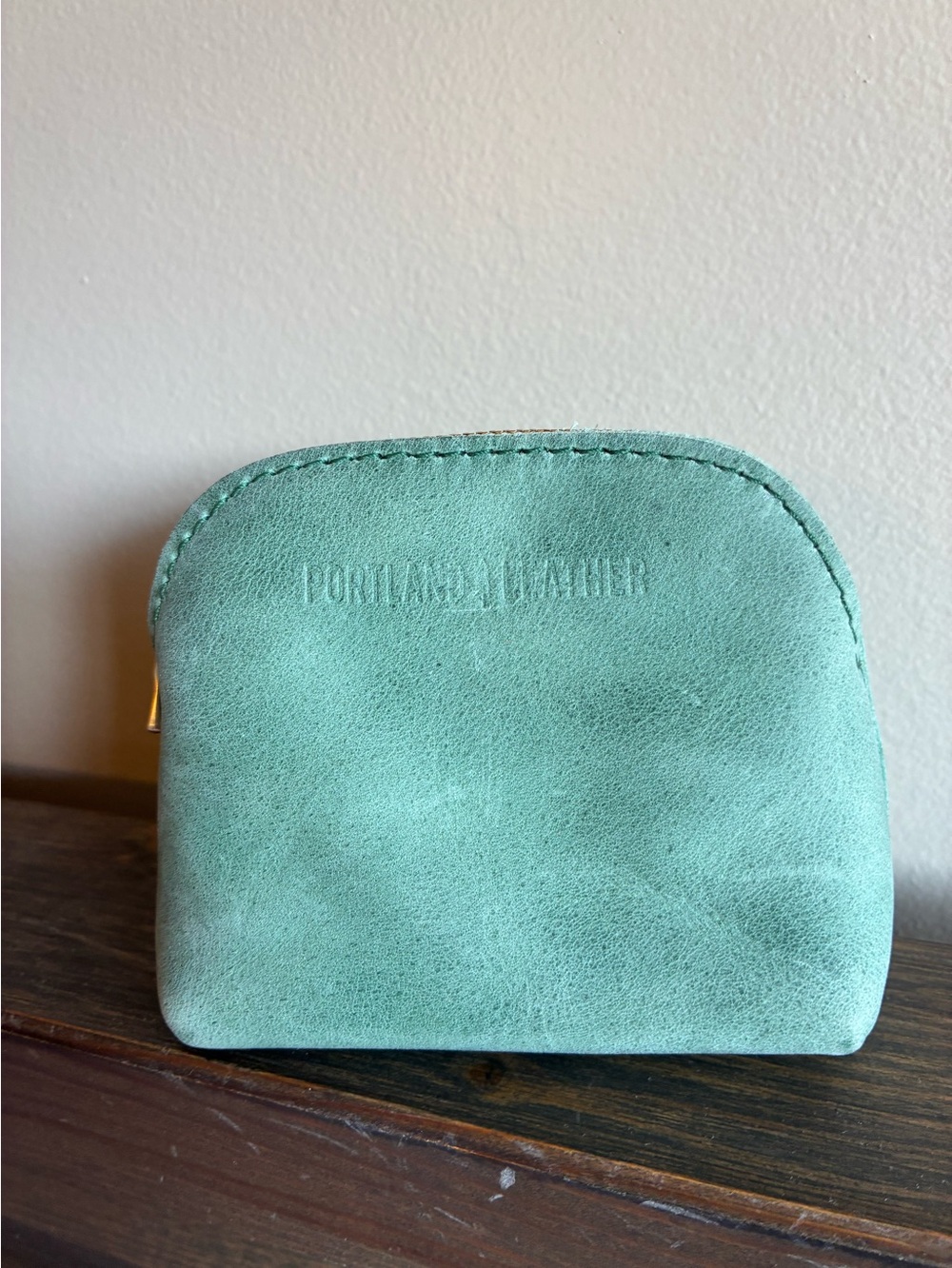 Portland Leather cucumber Luna Pouch 🥒